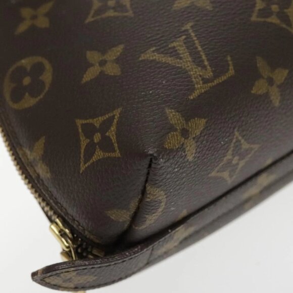LOUIS VUITTON Monogram Trousse Demi Ronde Cosmetic Pouch M47520 LV Auth 94328 - Picture 14 of 16